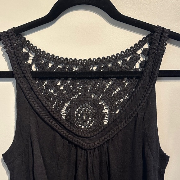 🌸Revolution by Ricki’s Black Lace Back Women's Top - Picture 3 of 7